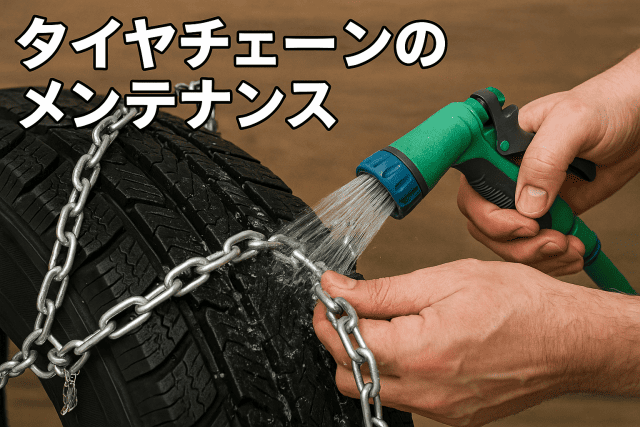 【タイヤチェーンのメンテナンス】簡単で効果的な方法とは？